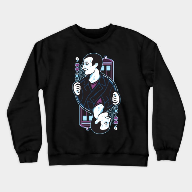 9th of Hearts Crewneck Sweatshirt by WinterArtwork